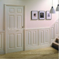 Zeitgenössischer moderner Stil Hoher Kern Solide Kern Weiß Innen Holz Flush Tür